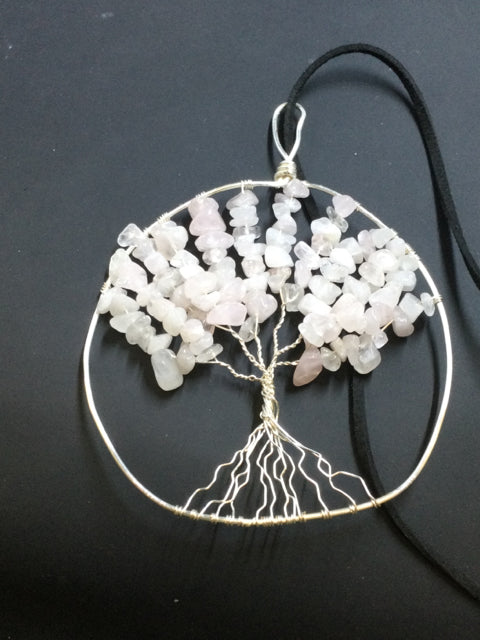 Rose Quartz Tree of Life by Integrity Crystal Creations