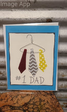 Load image into Gallery viewer, Father&#39;s Day Tie Card
