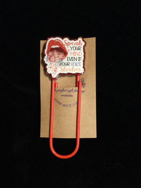 Speak Your Mind Bookmark by June Bugs