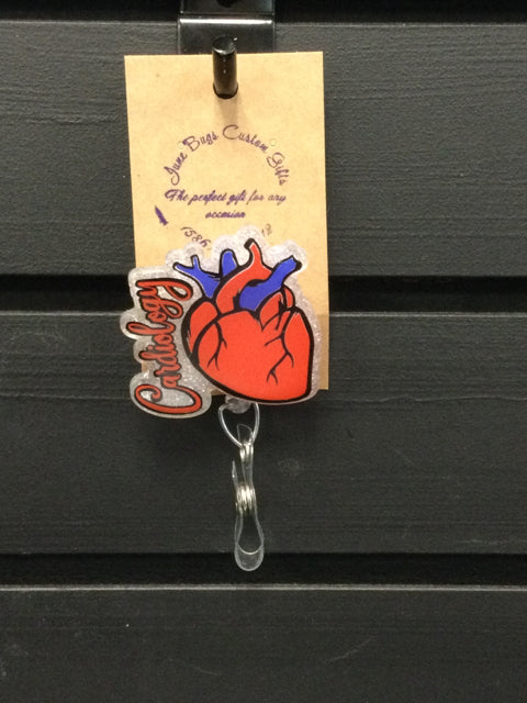 Cardiology Badge Reel by June Bugs