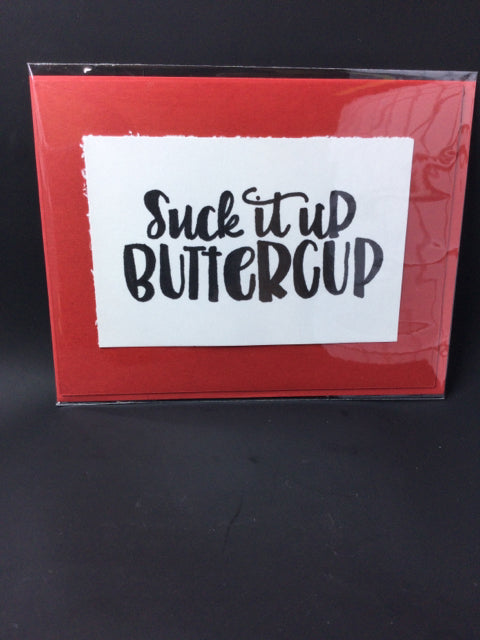 Red Suck It Up by Cards for a Cause