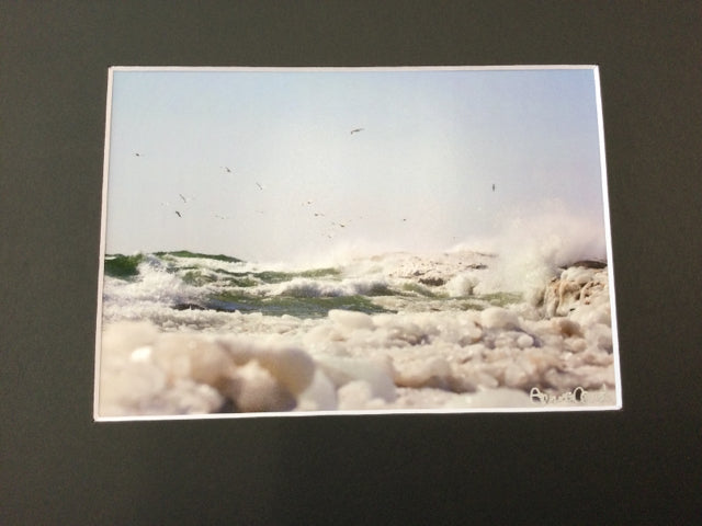 Lake Michigan Waves Photography by Genna Card