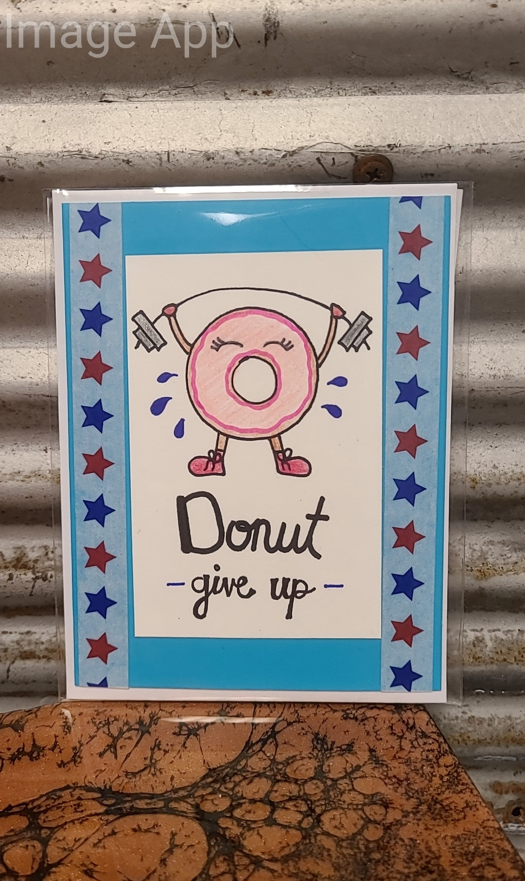 Donut Give Up Card