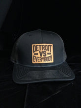 Load image into Gallery viewer, Detroit VS Everybody Leather Engraved Patch SnapBack
