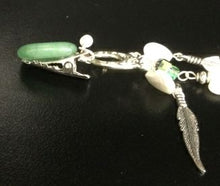 Load image into Gallery viewer, Green/White Turtle 3-strand Clip-On by Boho Bling

