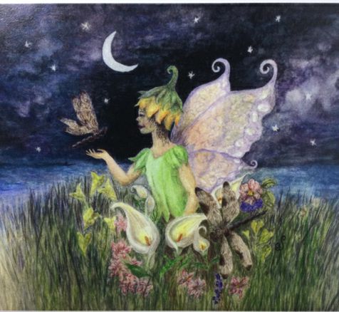 Dragonfly Fairie Card by Studio in the Pines