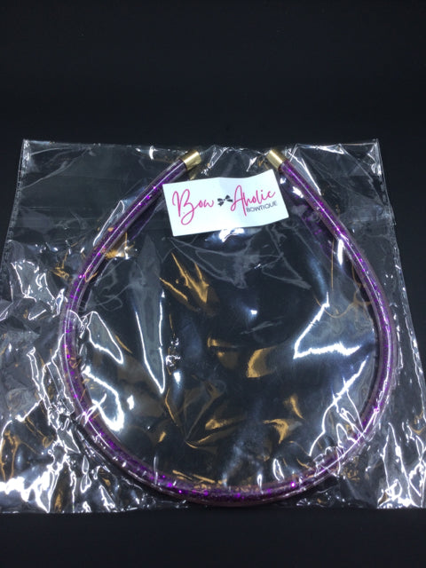 Purple Headband by Bow-Aholic Bowtique