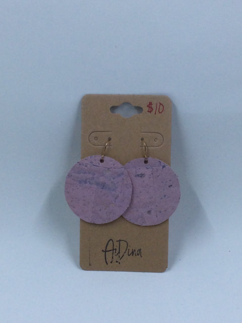 Pink Circles Earring by Ai Dina