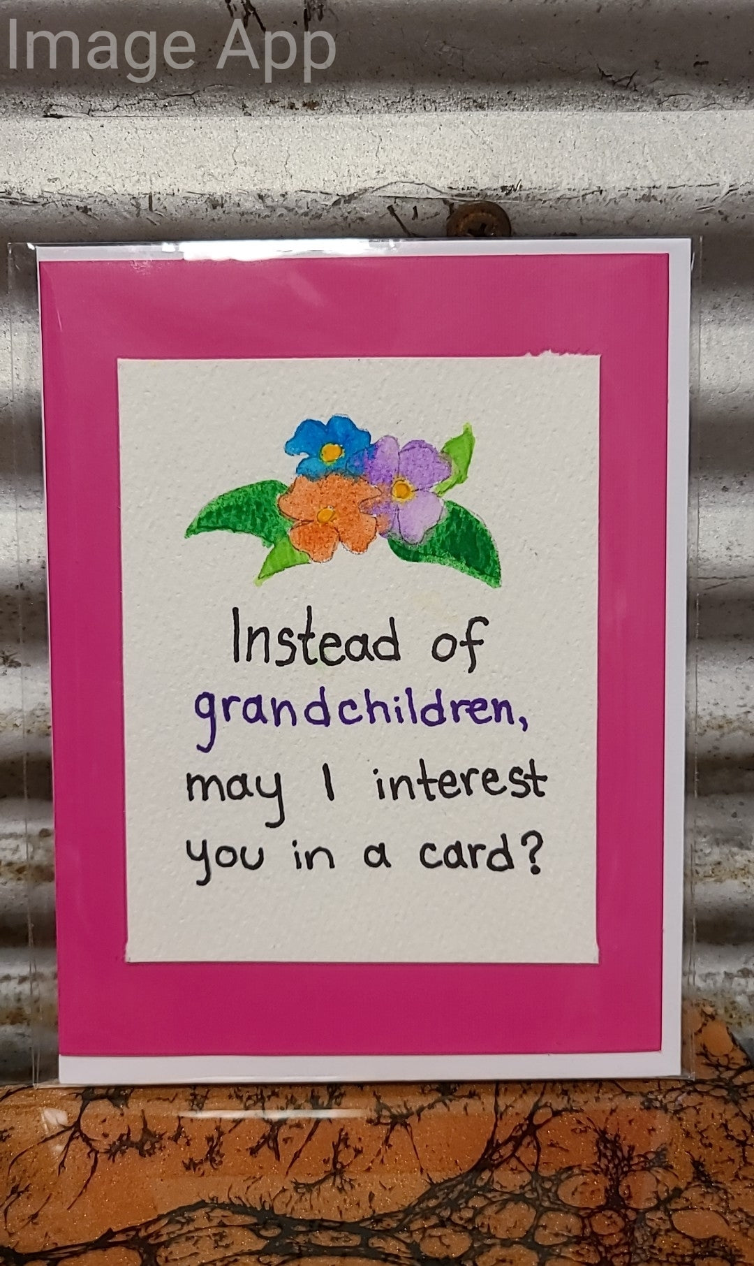 Instead of Grandchildren Card