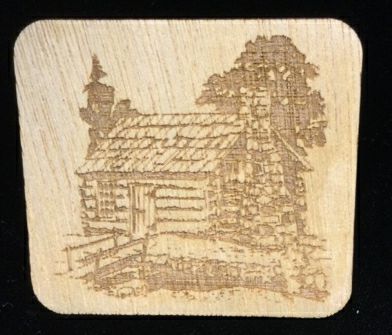 Rustic Cabin Magnet by Shafer Built Accessories