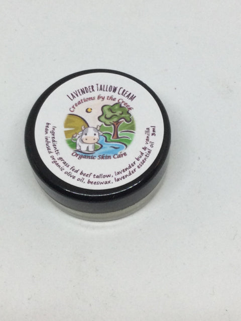 Lavender Tallow Cream, 3ml by Creations by the Creek