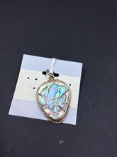Load image into Gallery viewer, Sterling Abalone Large Pendant by Vintage Deals
