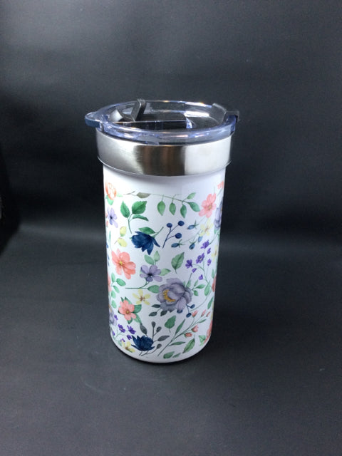 Flower Collage 22 oz Insulated Tumbler by Allison Temple