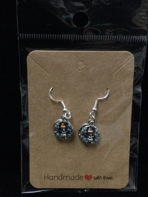 Olaf Sterling Silver Earrings by Integrity Crystal Creations