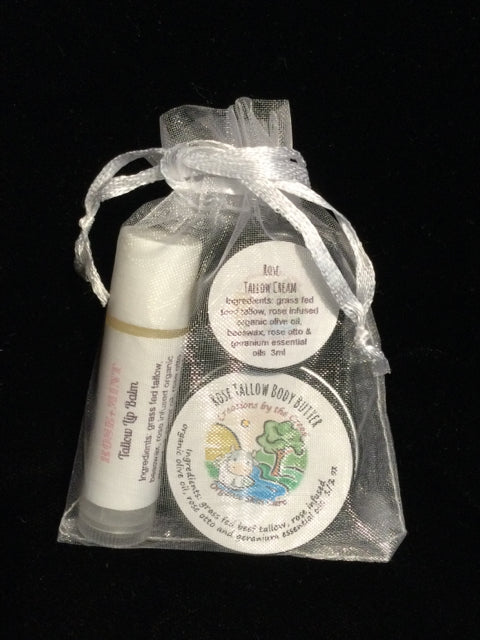 Rose Tallow Set by Creations by the Creek