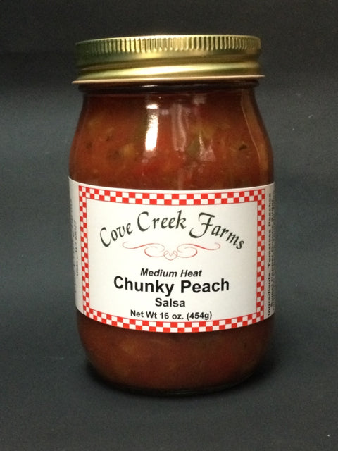 Chunky Peach Salsa  by Cove Creek Farms