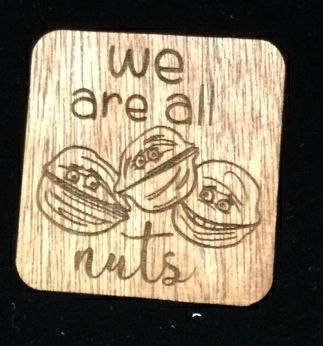 We Are All Nuts Magnet by Shafer Built