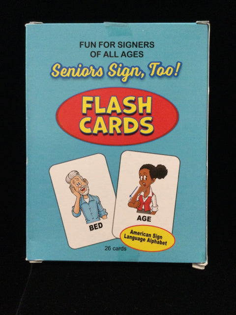 Seniors Sign, Too!  Flash Cards by D'yann Elaine