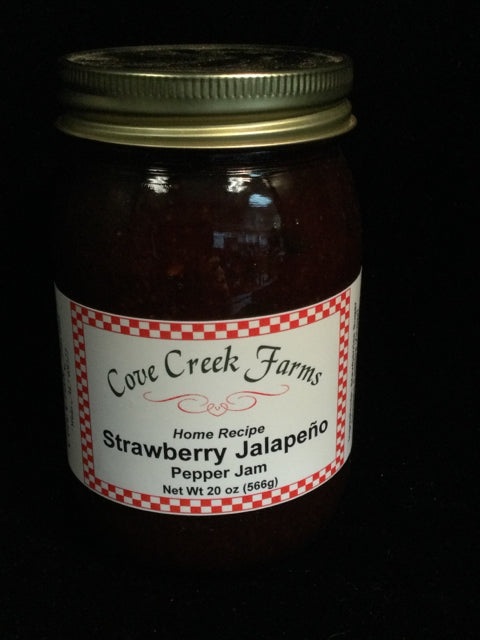 Strawberry Jalapeno Pepper Jam by Cove Creek Farms