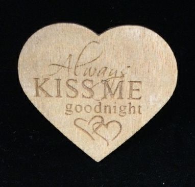 Always Kiss Goodnight Magnet by Shafer Built Accessories