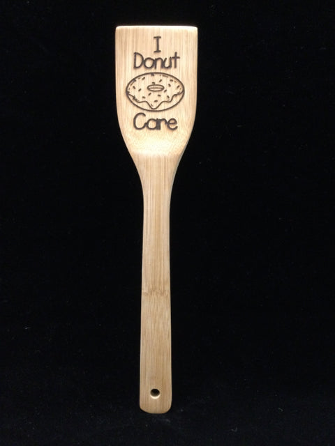 I Donut Care Wood Spatula by Shafer Built