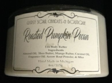 Roasted Pumpkin Pecan Body Butter by Gypsy Soul Candles & Boutique