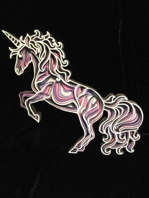 Unicorn 3D Art by JeMar Creations