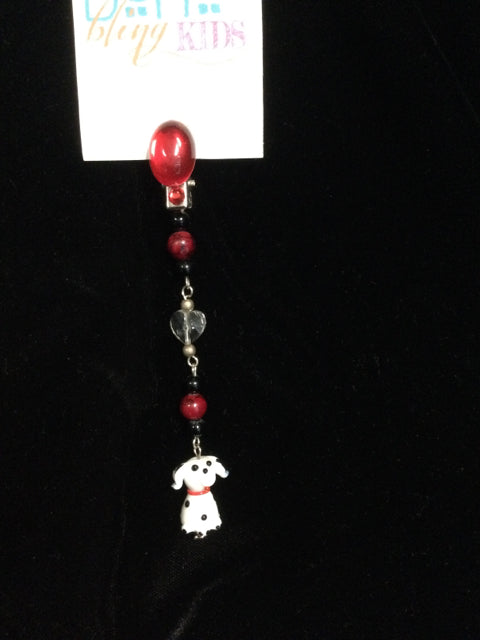 Red/Black/White with Dalmatian Charm by BOHO Bling Jewelry
