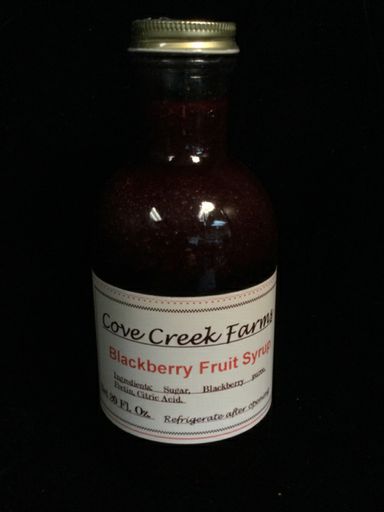 Blackberry Fruit Syrup by Cove Creek Farms