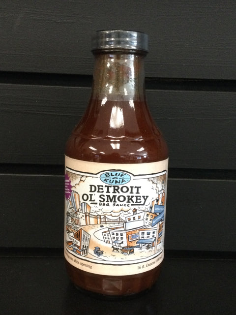 Detroit Ol' Smokey BBQ Sauce by Blue Kuna