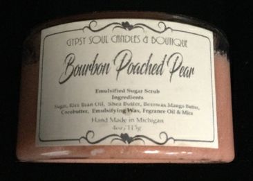 Bourbon Poached Pear Body Butter by Gypsy Soul Candles & Boutique