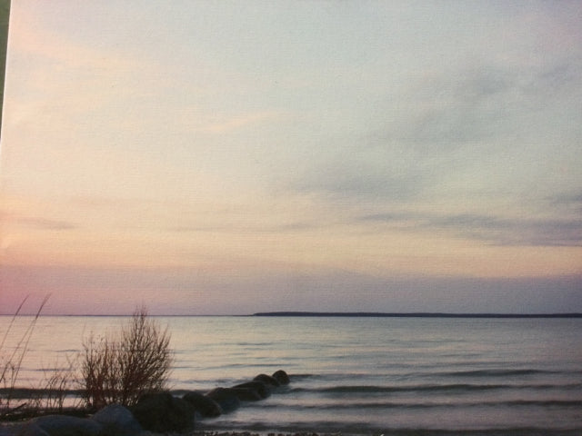 Lake Michigan Canvas Photography by Genna Card