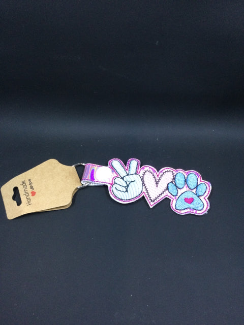 Embroidered Keychain by Preppy Paws