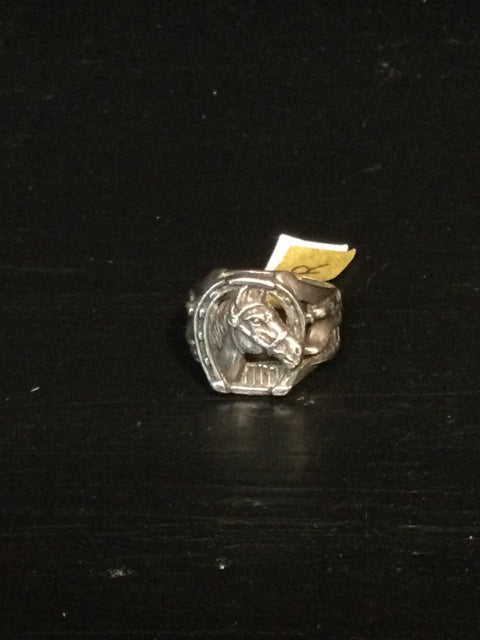 Sterling Horse Ring  by Vintage Deals