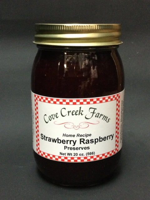 Strawberry  Raspberry Preserves by Cove Creek Farms