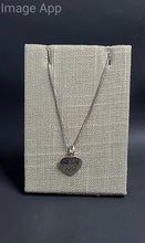 Load image into Gallery viewer, Sterling Silver Heart With Chain - By Lori Diehl
