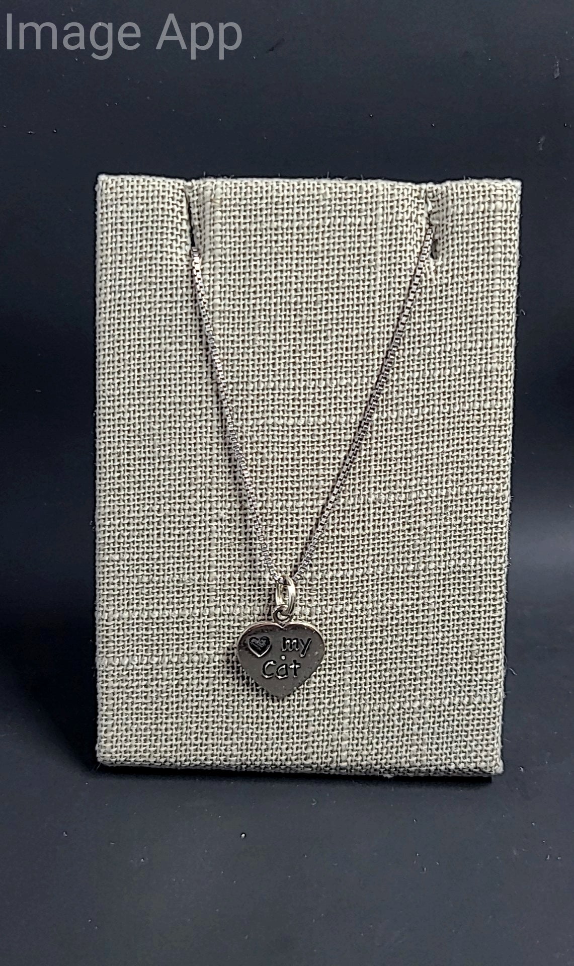 Sterling Silver Heart With Chain - By Lori Diehl