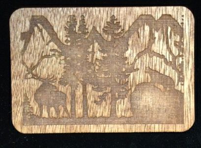 Forest Scene Magnet by Shafer Built Accessories