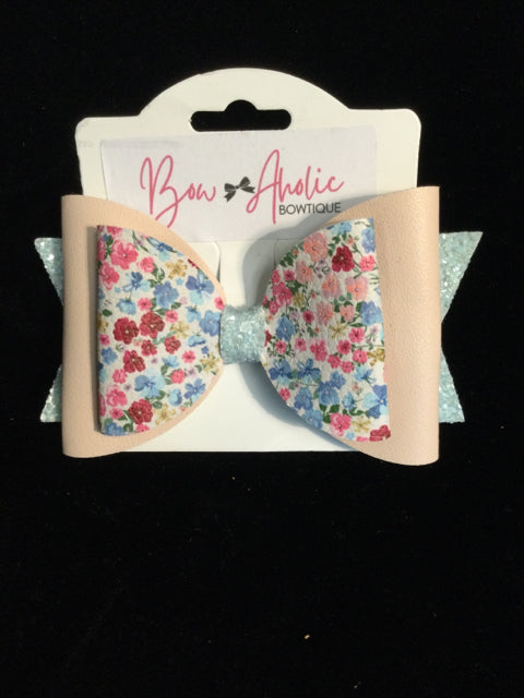 Spring Flowers Bow by Bow-Aholic Bowtique