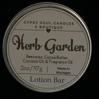 Herb Garden Lotion Bar by Gypsy Soul