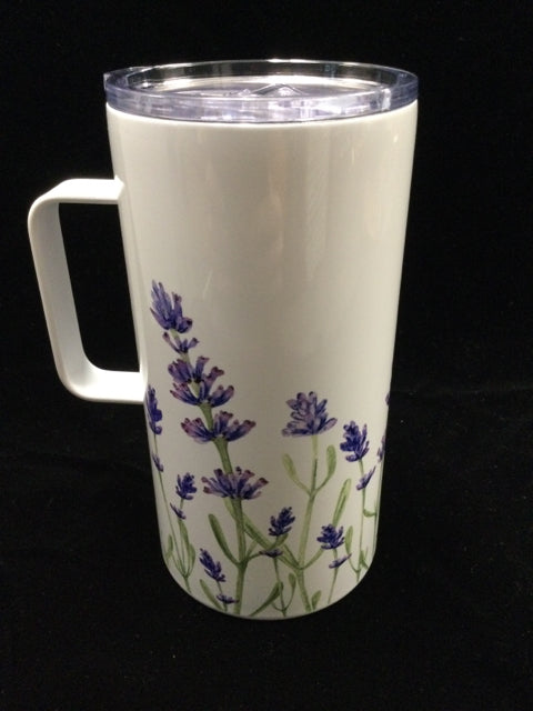 Lavender Tall Mug by Allison MacKenzie Interiors