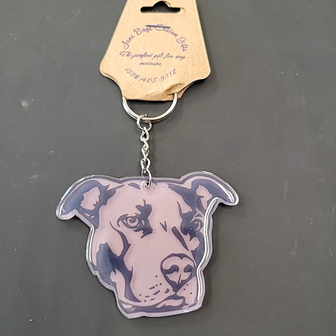 Pitbull Keychain by June Bugs