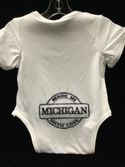 3-6 Months Made in Michigan Onsie by Center Road Studio