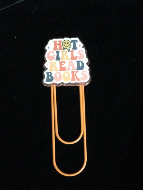 Hot Girls Read Books Bookmark by June Bugs