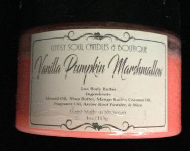 Vanilla Pumpkin Marshmallow Body Butter by Gypsy Soul Candles & Boutique