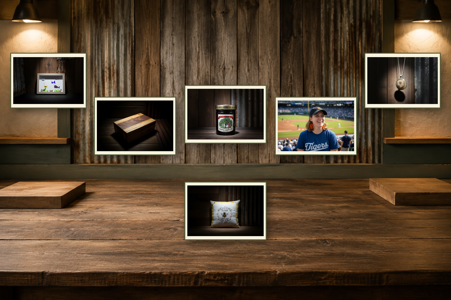 Products from makers and brands represented at Armade in MI